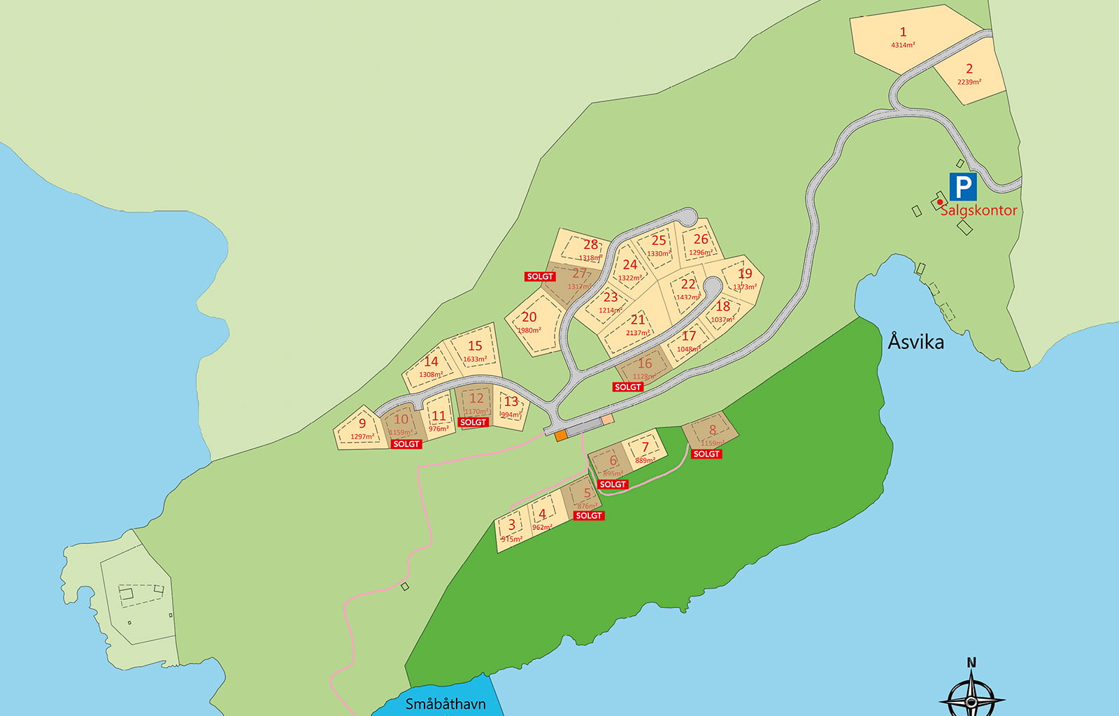 tomtekart kallarberget